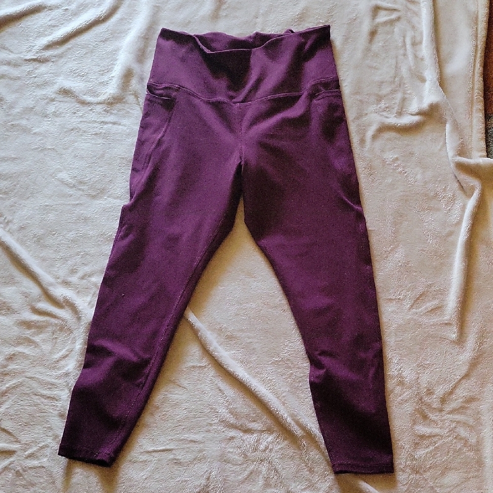 Danskin High-Waist Plum Leggings